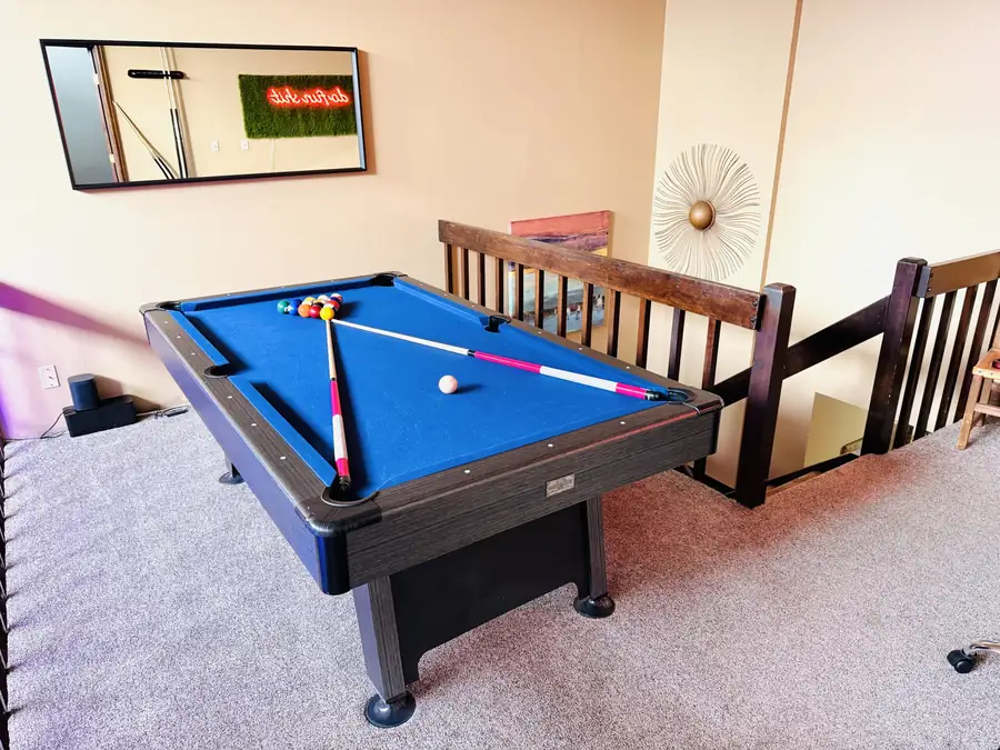 Pool table game room