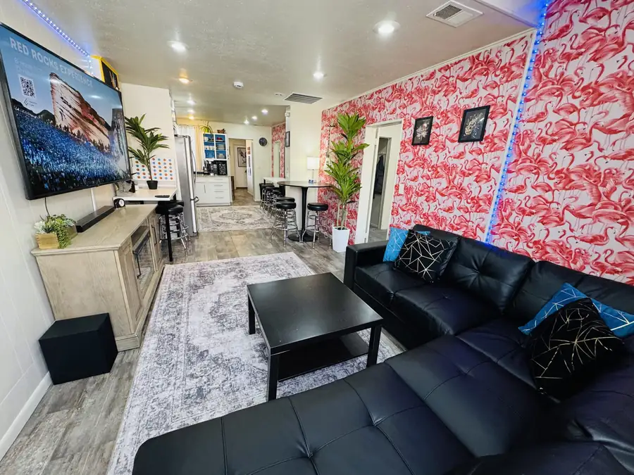 Living room with sofa sectional